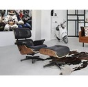 EAMES CHAISE+PIES NEGRO PALI