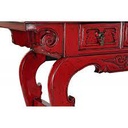 CONSOLA OLMO METAL 135X37X89 ROJO