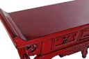 CONSOLA OLMO METAL 135X37X89 ROJO