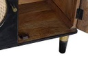 BUFFET MANGO RATAN 150X40X65 NEGRO