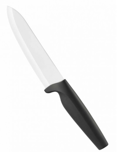 CUCHILLO CHEF CERAMICA NEG 28CM