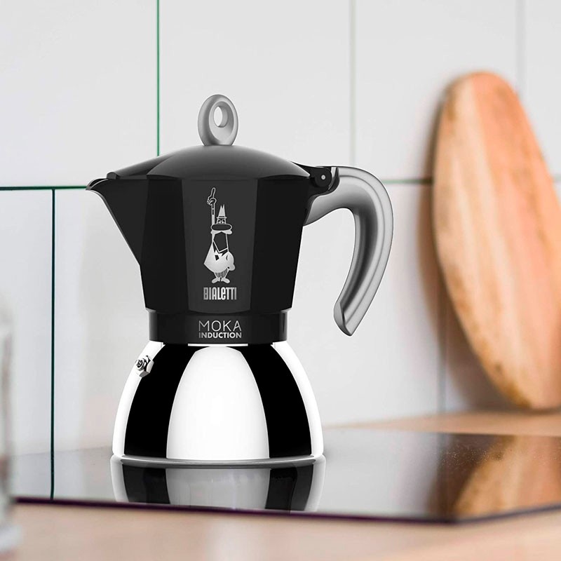 CAFETERA 2TZ MOK INDUC NEGRA