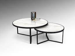 MESA NAIRA MARMOL BLANCO 91X41