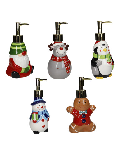 DISPENSADOR JABON NAVIDAD 350ML