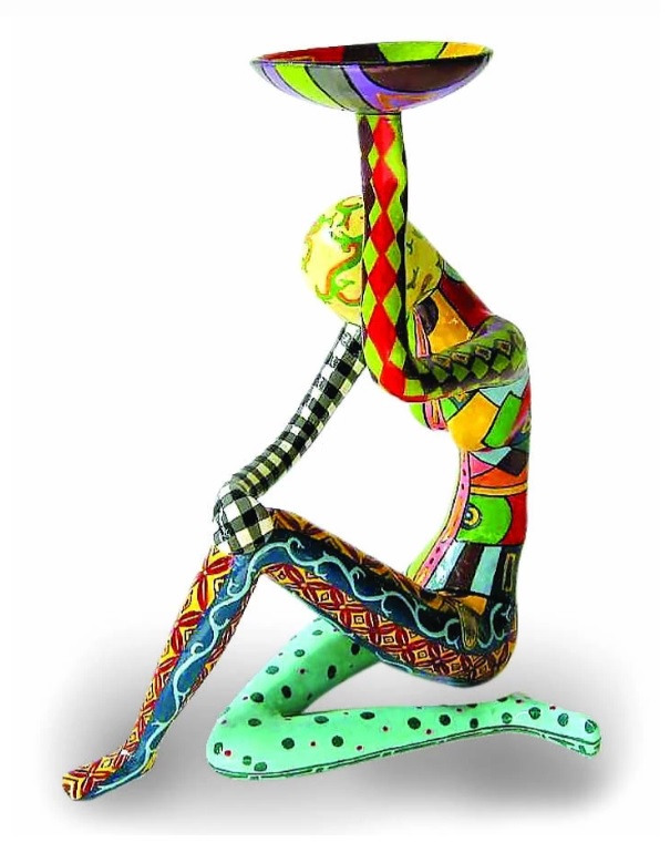 ACROBATA SENTADO 39X26X34