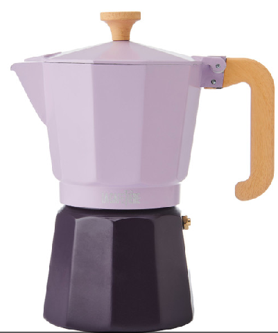 CAFETERA 6 TZ 2 TONOS VIOLETA