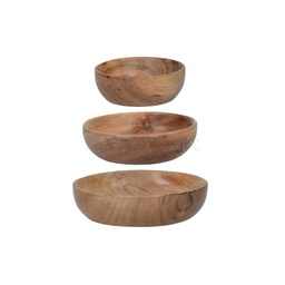 [395.5225816] CUENCO X3 MADERA ACACIA