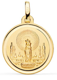 [16.P3060-118] MEDALLA VIRGEN PILAR 18MM 750MM