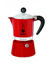 [22.BIA-0004963] CAFETERA 6 TZ ROJA RAINBOW