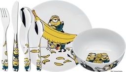 [64.12.8607.9964] JUEGO 6PZAS.CUB PLATO CUENCO MINIONS