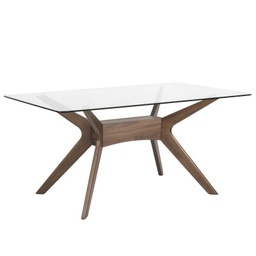 [38.00MS208933] MESA DELLA 160 CRISTAL/NOGAL