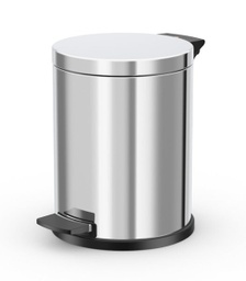 [22.HAI-0514029] PAPELERA SOLID 12L ACERO INOX