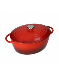 [45.52611] CACEROLA COCOTTE OV.ROJO ESM