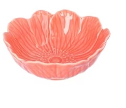 [3.65030282] CUENCO FLORA ROSA 17CM