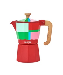 [395.LCVEN6CPBLOCK] CAFETERA 6TZ ROJA UTOPIAN