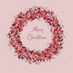 [333001353] SERVILLETAS XMAS EN ROSE 33X33